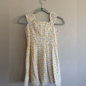 Tween Girls Kids Corset Ruched Shoulder Mini Dress